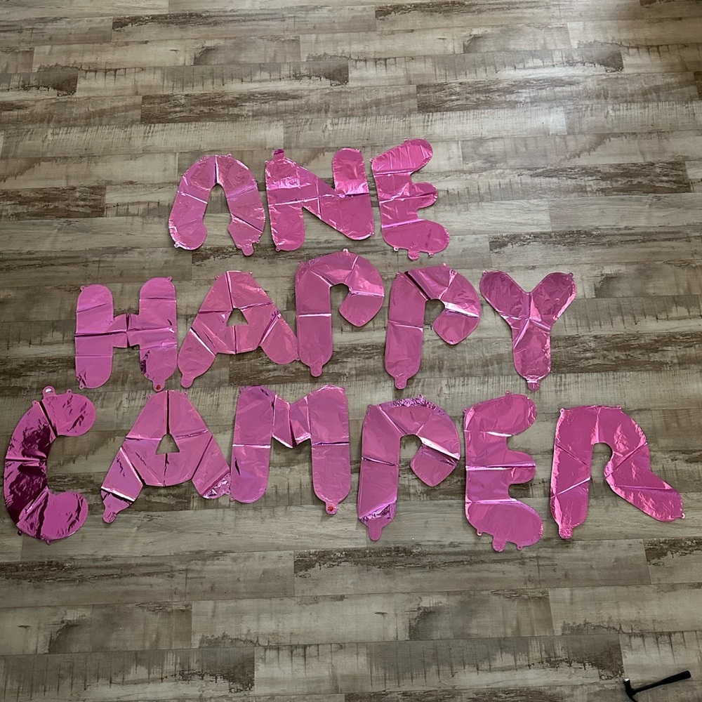One happy camper balloons